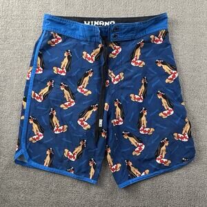 Hinano Shorts Adult Size 30W Boardshorts Surf Swim Active Casual Men's